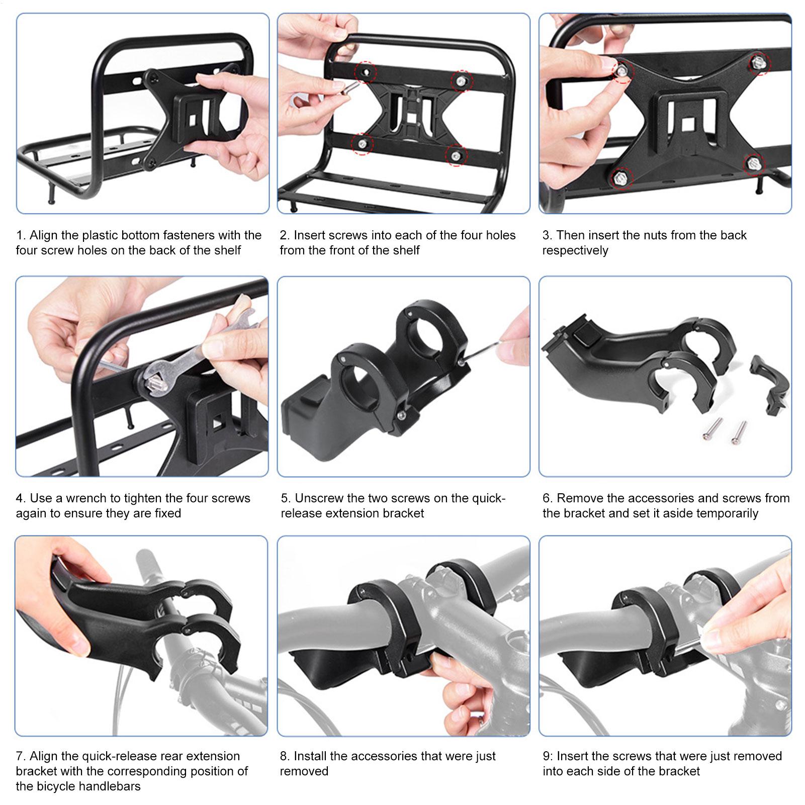 Mountain Biking For Kids - Vorne Fahrrad Rack Quick Release Halter