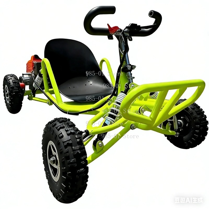 Mountain Biking For Kids - Allterrain-Offroad-Kart, 2-Takt-Rallye-Mountainbike für Erwachsenenrennen & Kinder-Stranddrift