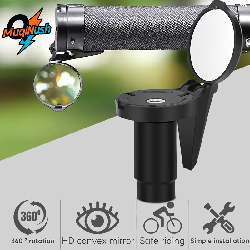 Mountain Biking Definition - MuqiNush Fahrrad-Rückspiegel, konvexer Spiegel, hochauflösender reflektierender